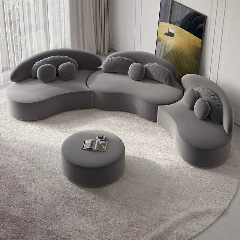7-Seat Sofa Round Sectional Modular