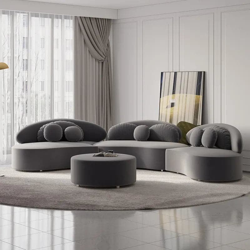 7-Seat Sofa Round Sectional Modular