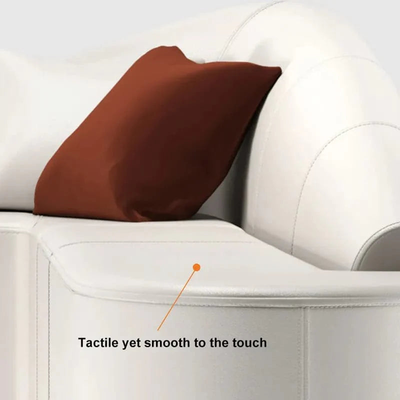 Sectional Sofa Faux Leather Upholstery