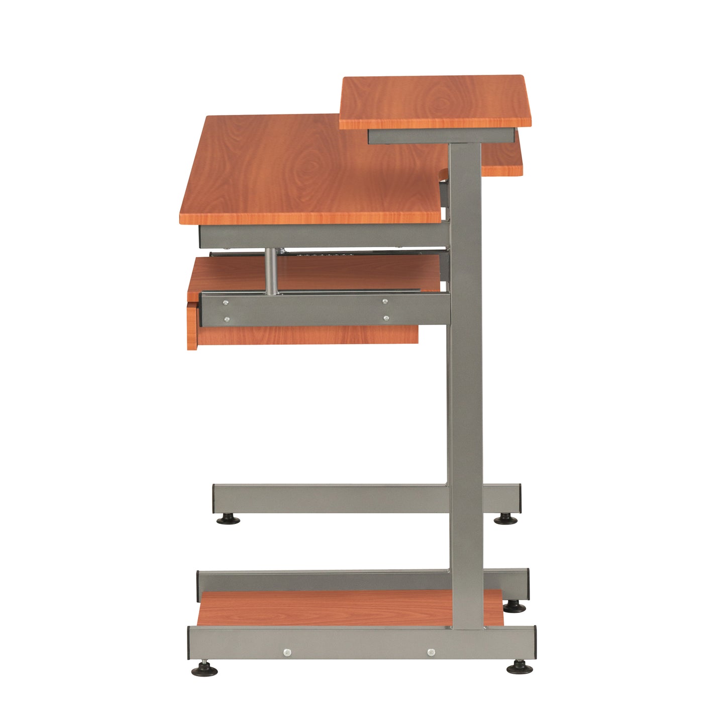 Computer Workstation Desk, Woodgrain