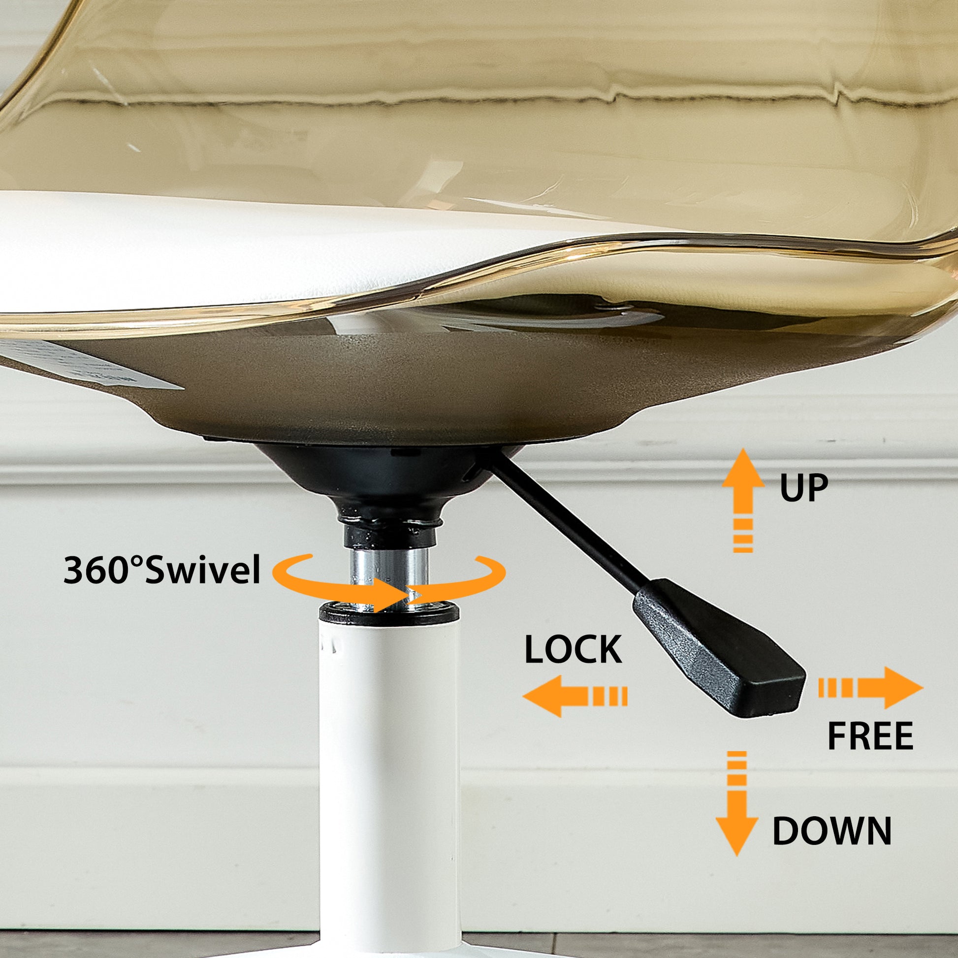 Home Office Desk Chairs, Adjustable 360 °Swivel Chair