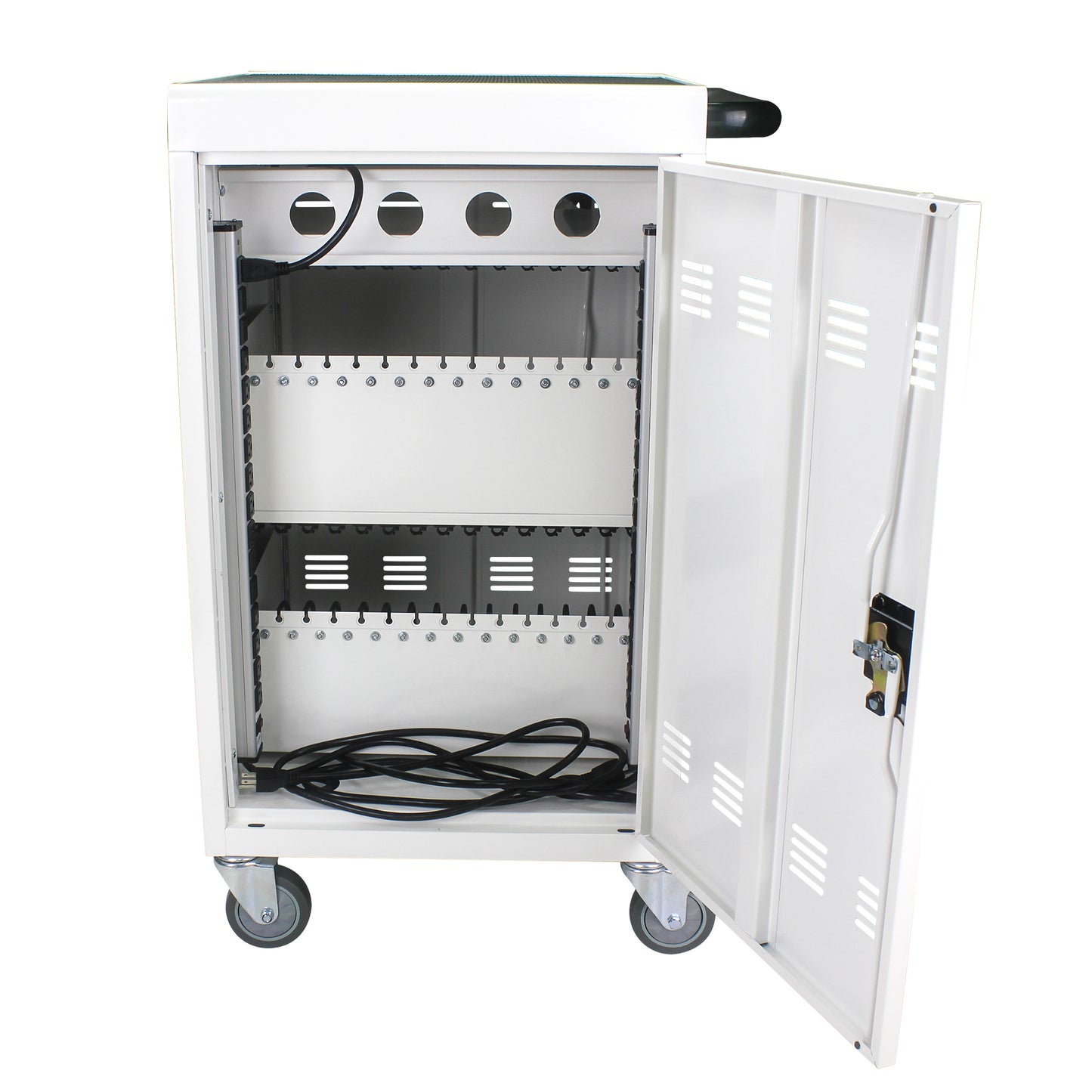 Mobile Charging Cart and Cabinet for Tablets, Laptops 31+4-Device