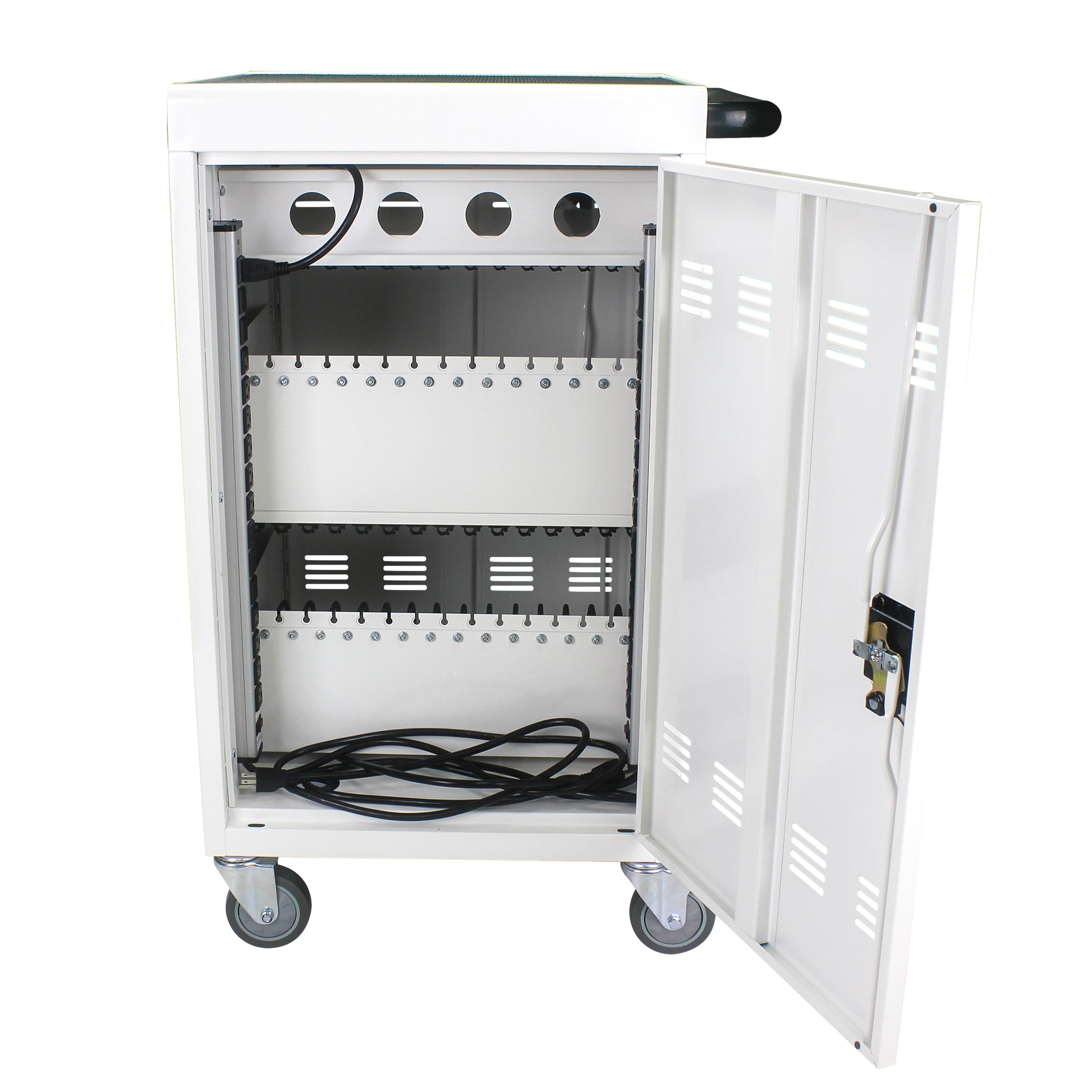 Mobile Charging Cart and Cabinet for Tablets, Laptops 31+4-Device