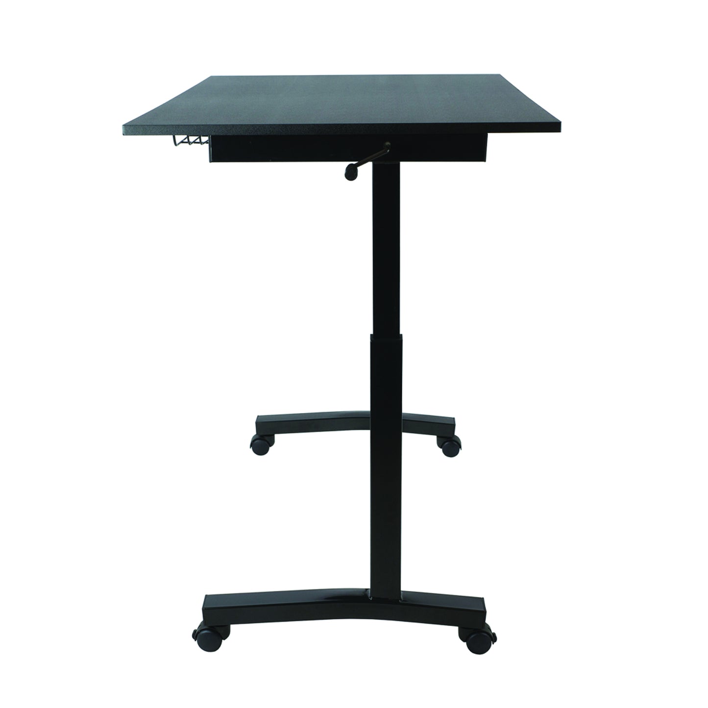 Sit Stand Desk with Casters Height Adjustable