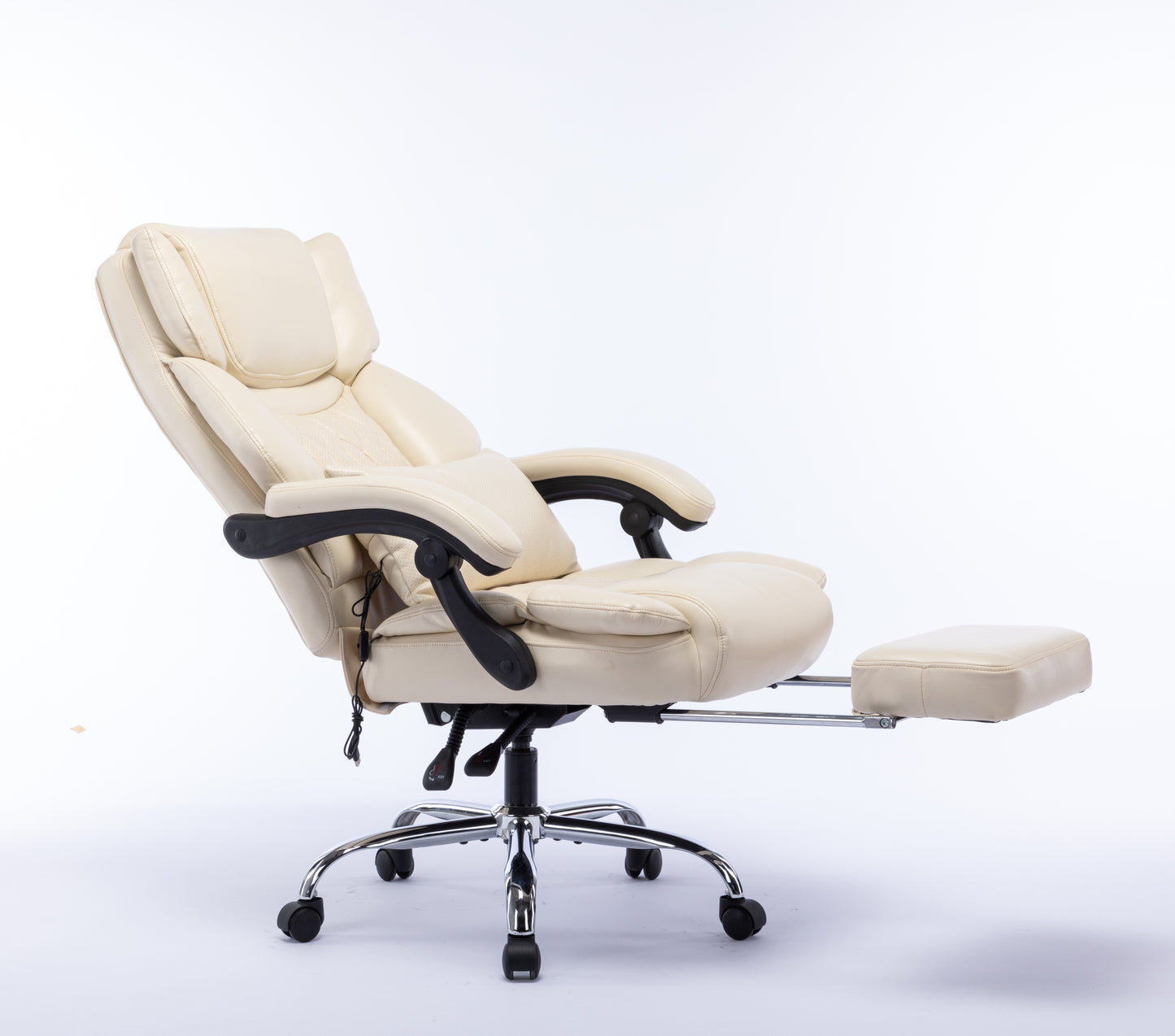 Massage Reclining Office Chair, Footrest, Executive Home Desk