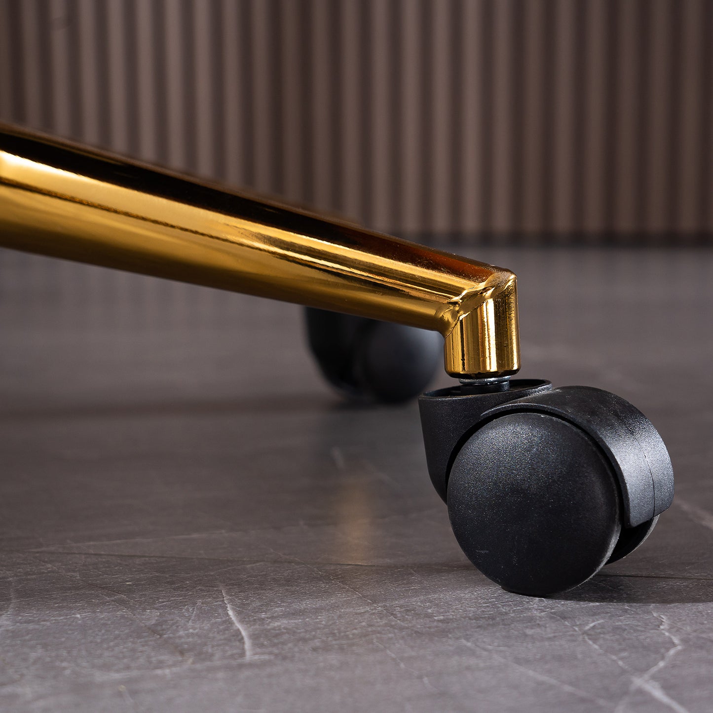 Home Office Chair Gold Metal Legs