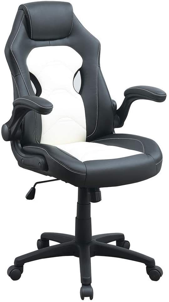 Relax Gaming Office Chair Work Black And White Color