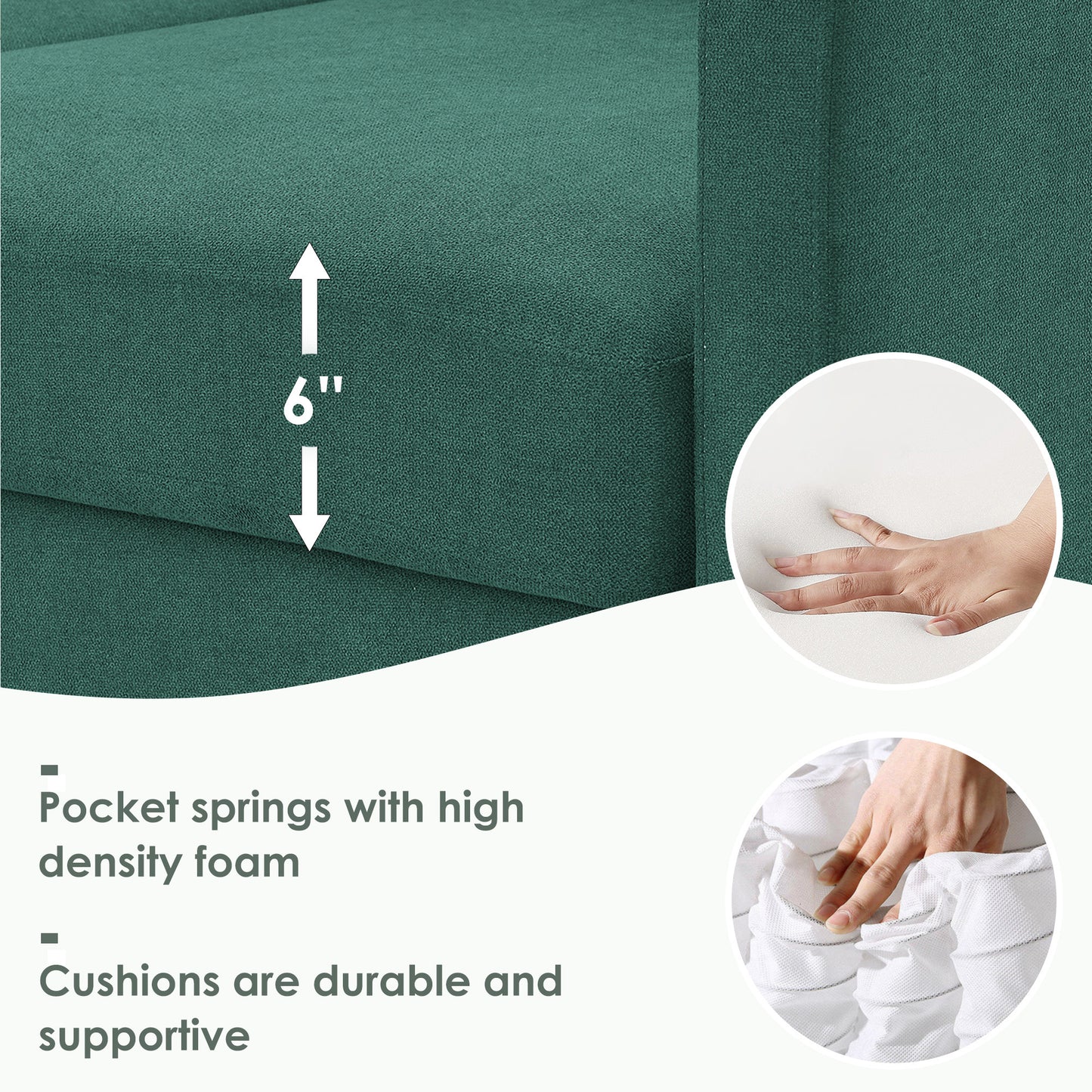 Sectional Sofa, 5-Seat Set, Chaise Lounge, Living Room