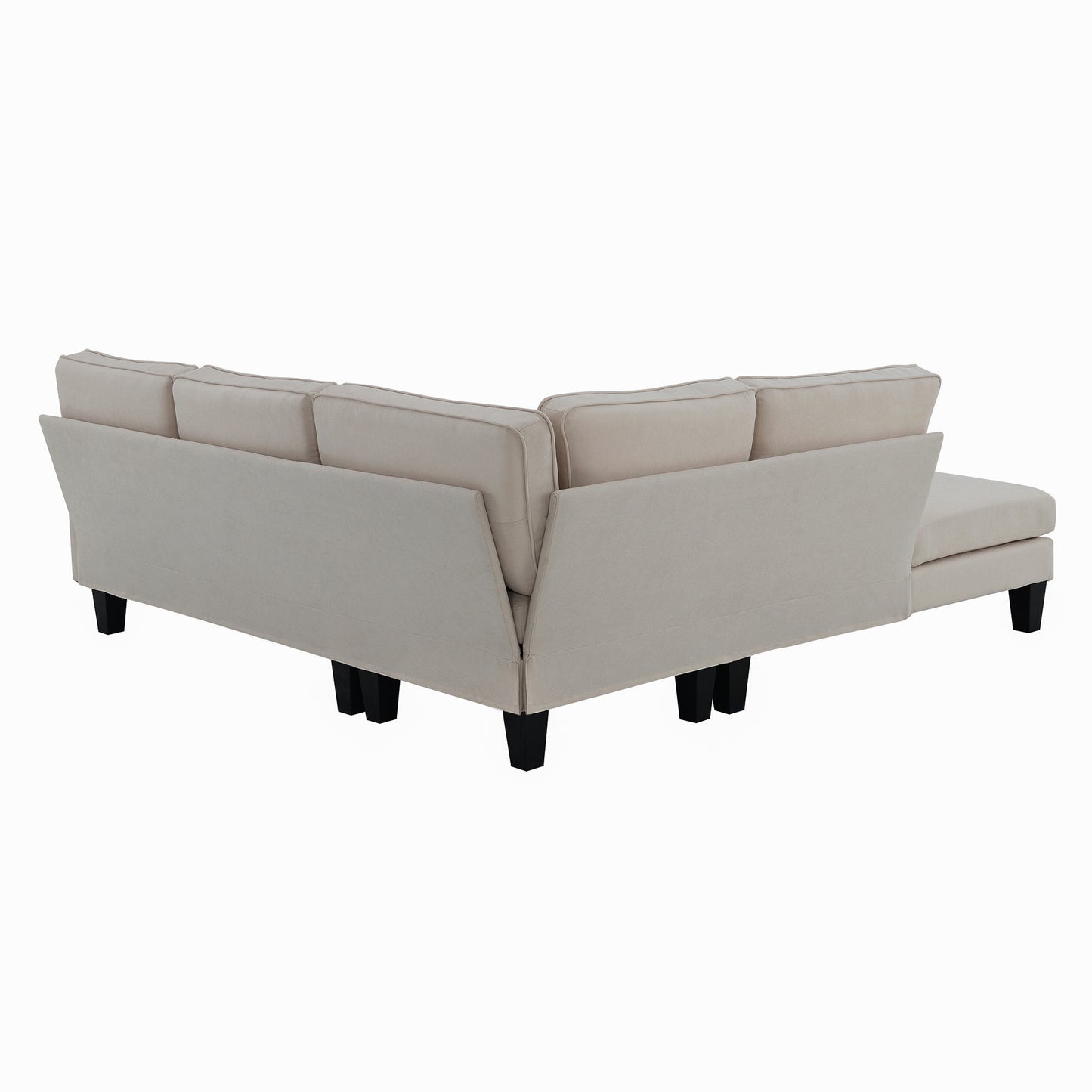 Sectional Sofa, 5-Seat Set, Chaise Lounge, Living Room,