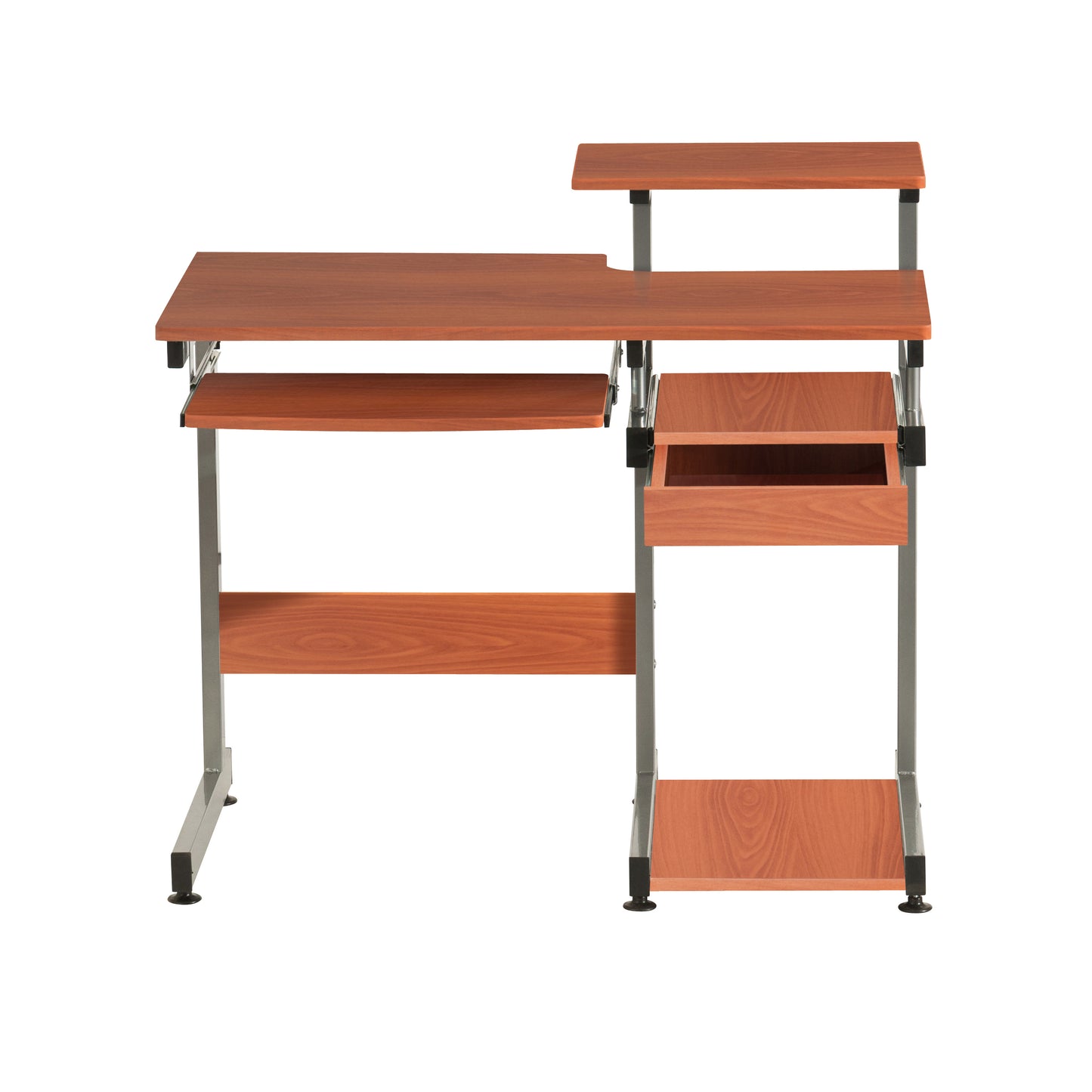 Computer Workstation Desk, Woodgrain