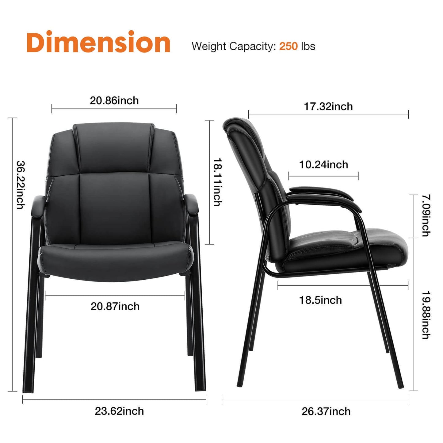 Leather Conference Room Chairs Padded Arms