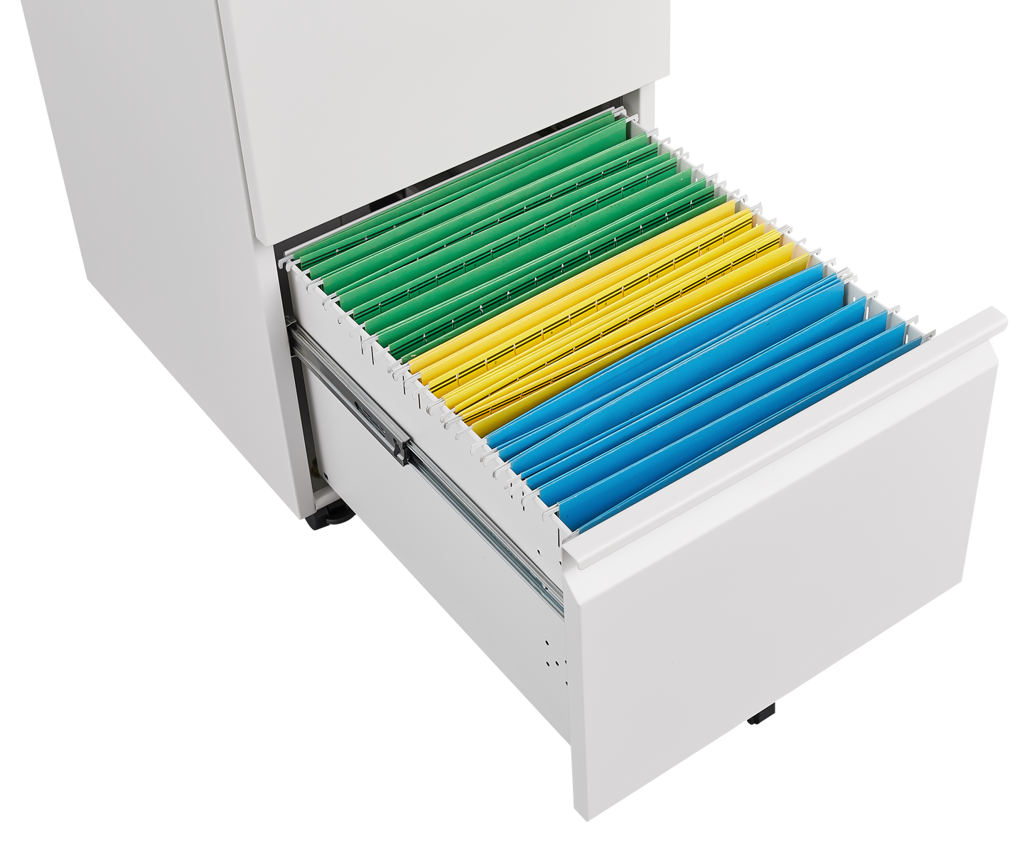 2 Drawer Mobile File Cabinet with Lock, Desk Office