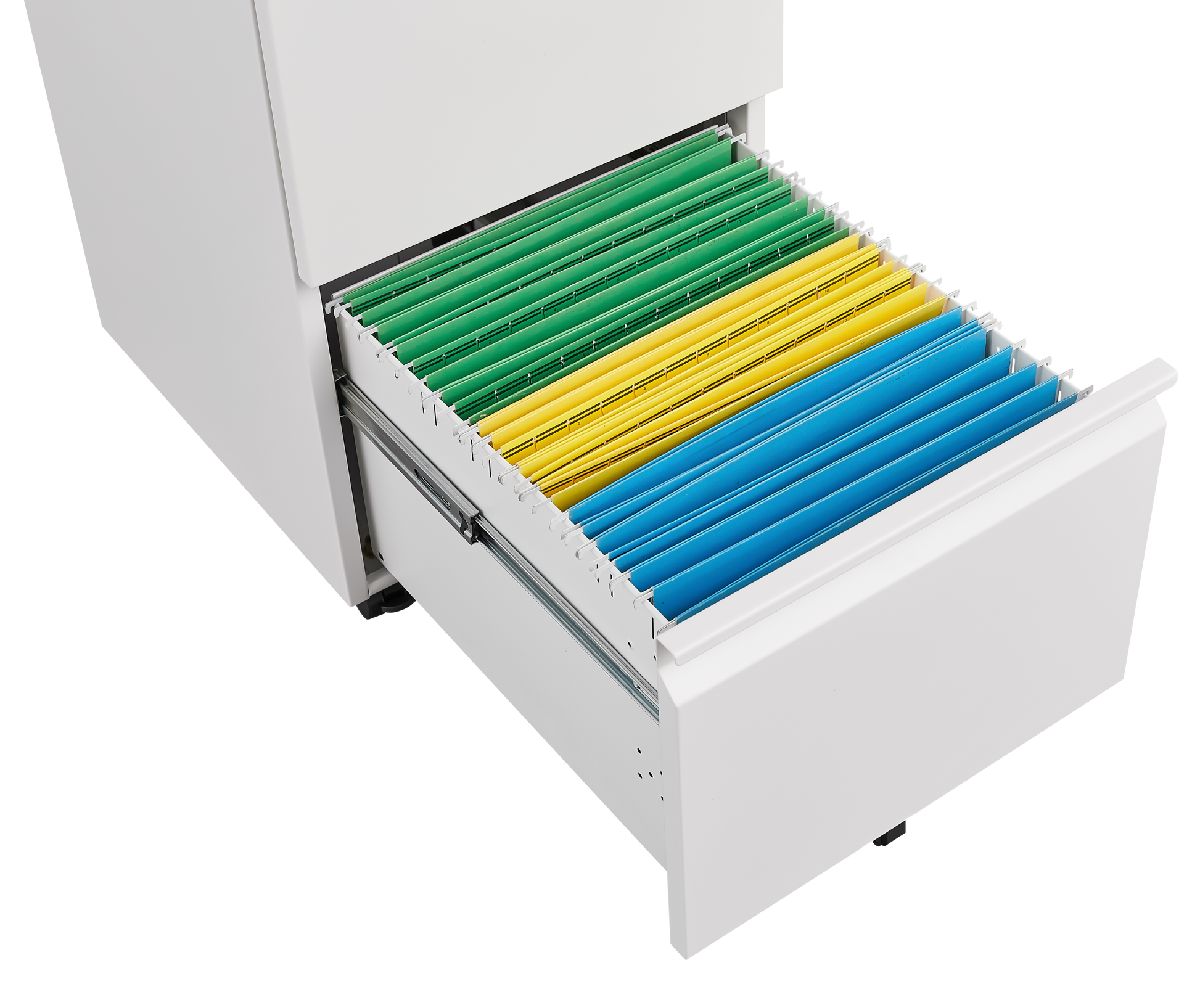 2 Drawer Mobile File Cabinet with Lock, Desk Office