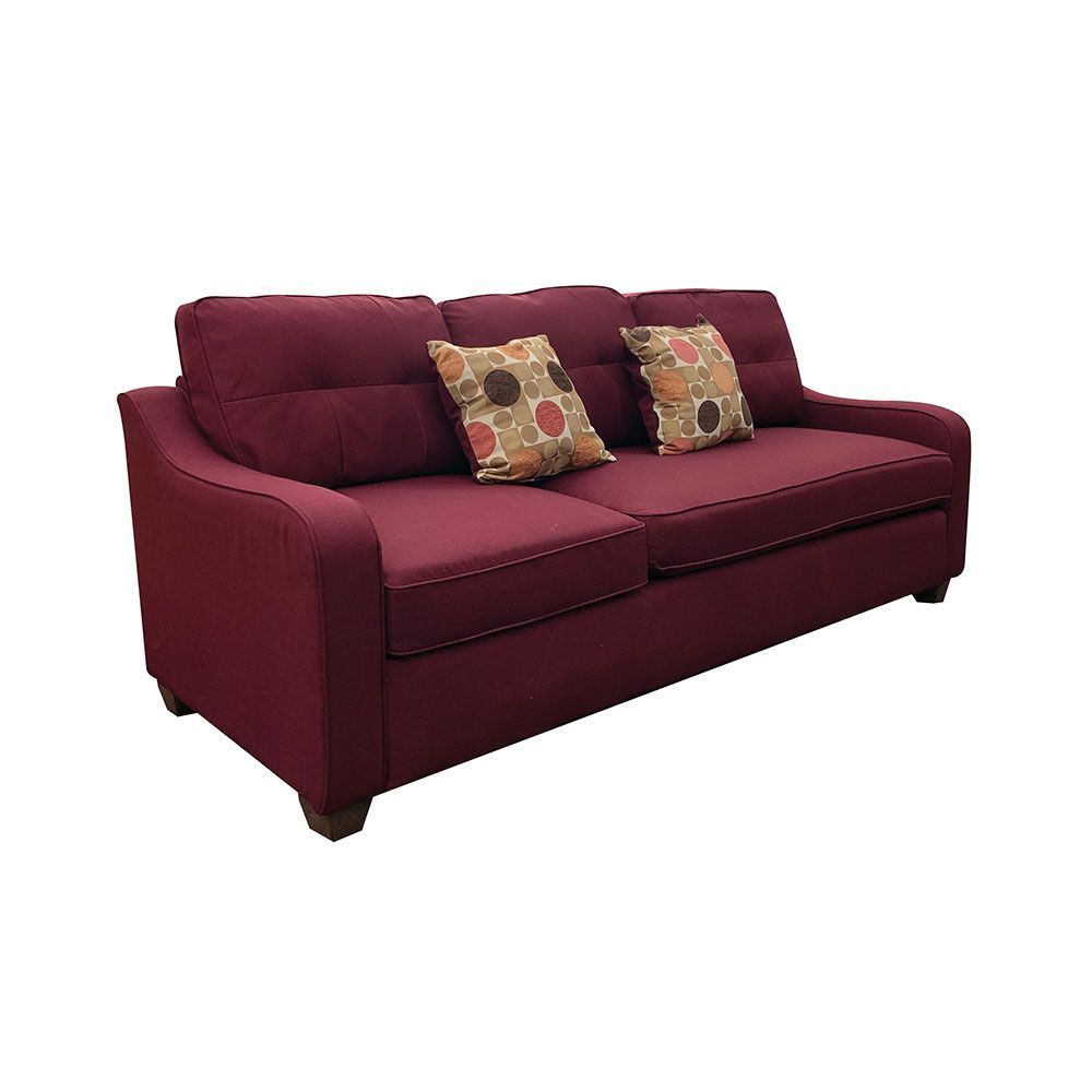 Cleavon II Sectional Sofa with 2 Red Pillows