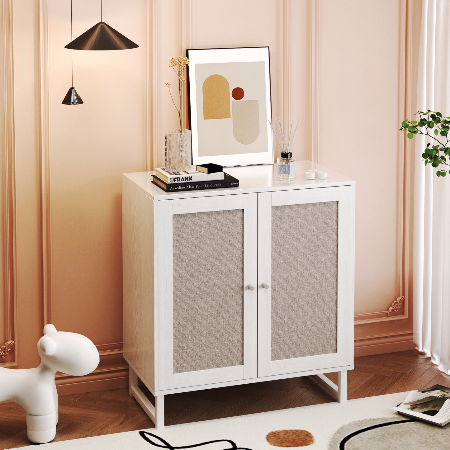 Storage Cabinet with Doors, Cabinet Sideboard Buffet Cabinet
