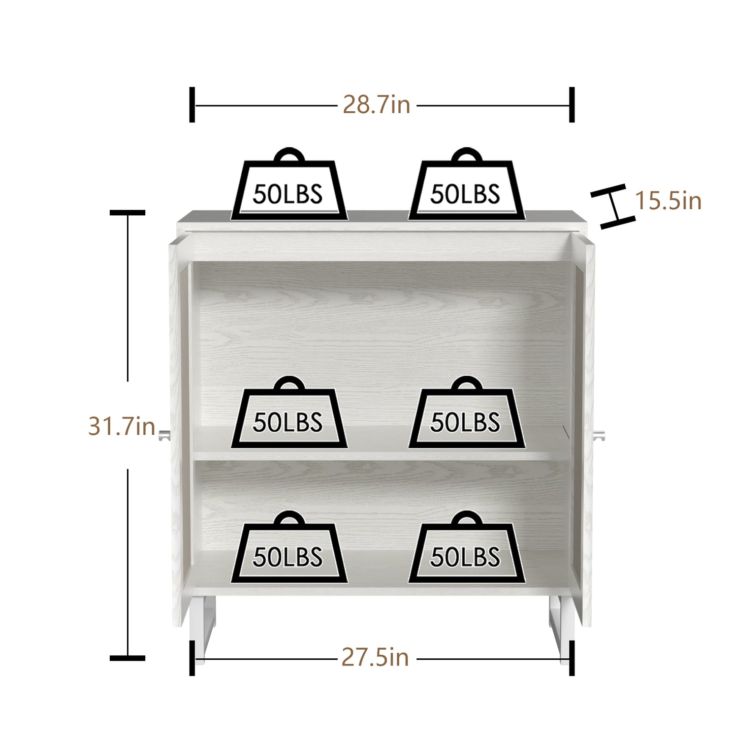 Storage Cabinet with Doors, Cabinet Sideboard Buffet Cabinet