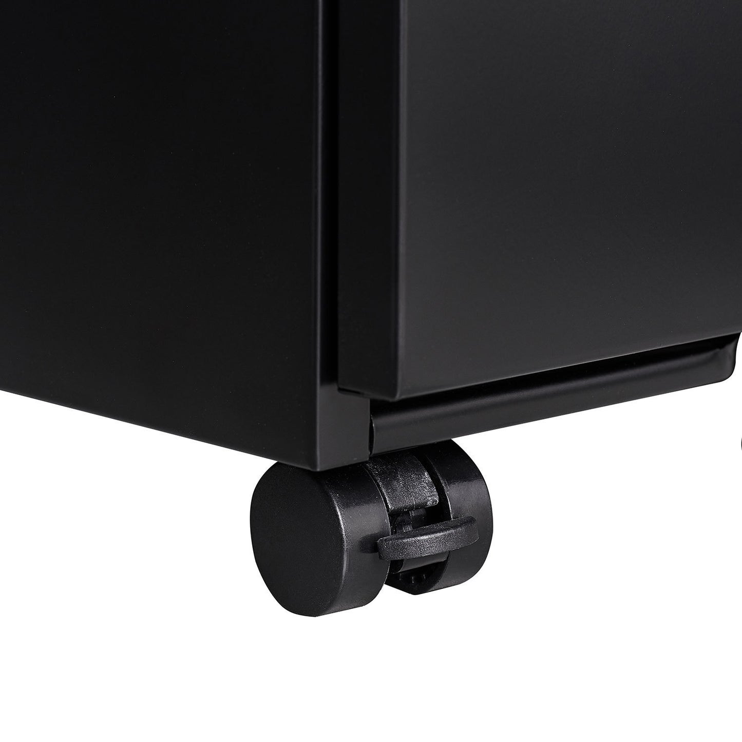 3-Drawer Mobile File Cabinet with Lock, Office Storage