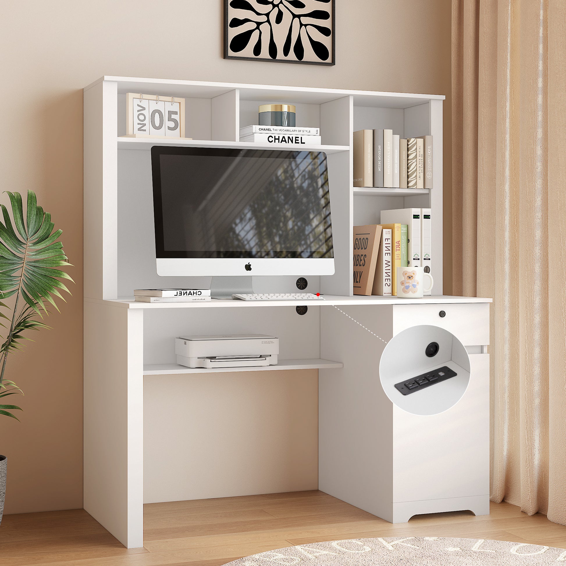 Computer Desk Executive Desk Office Desk with Drawers