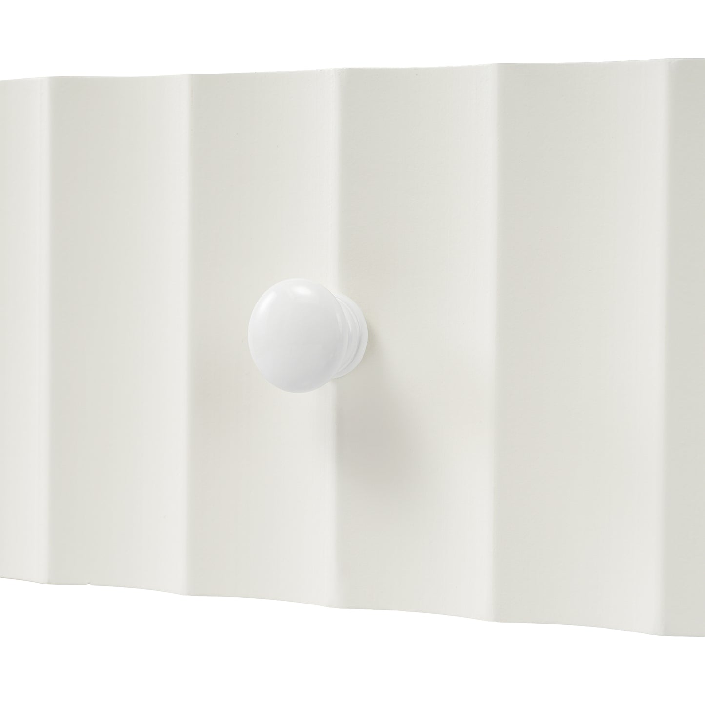 Executive Curved Office Desk, Waveform Fluted Panel Design