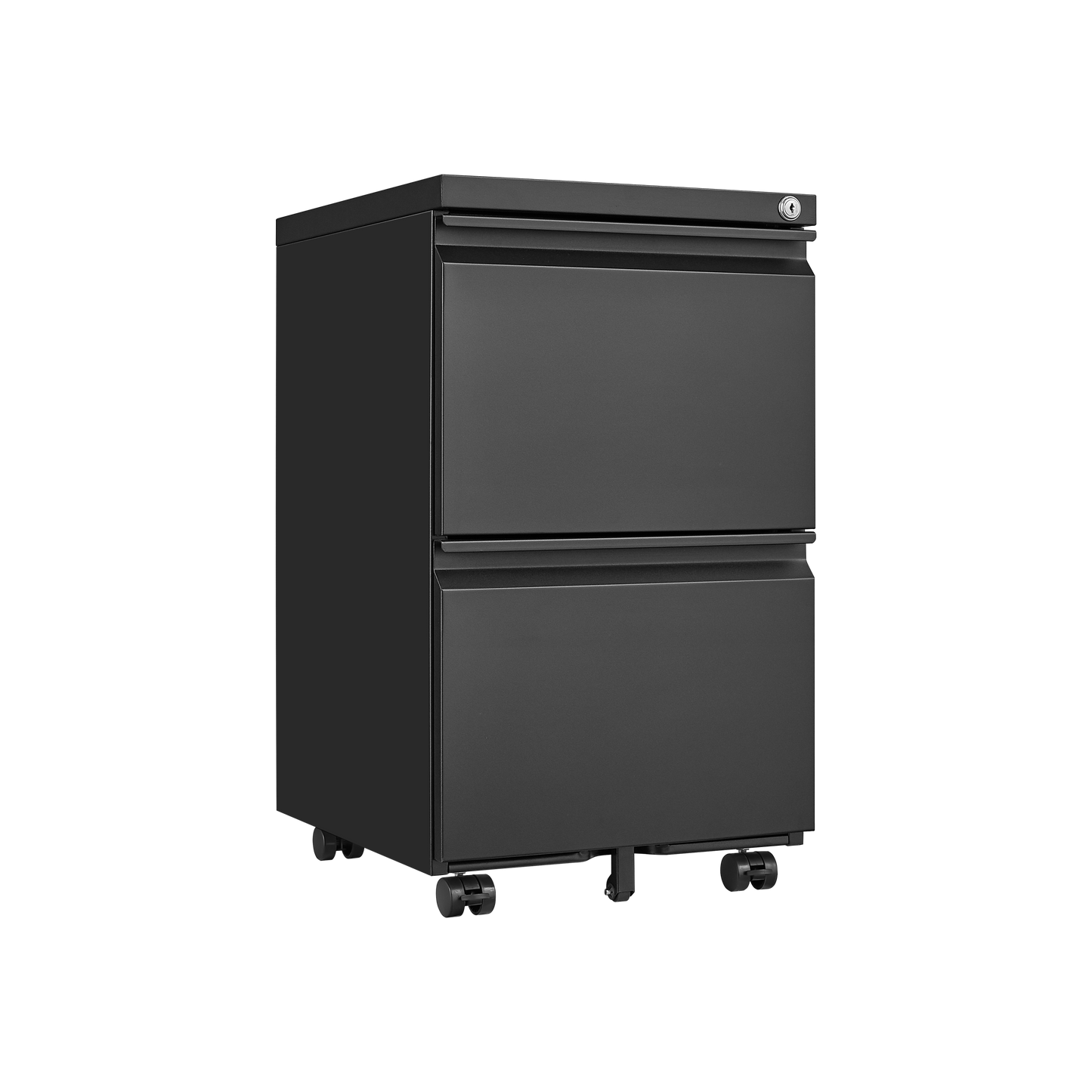 2 Drawer File Cabinet with Lock
