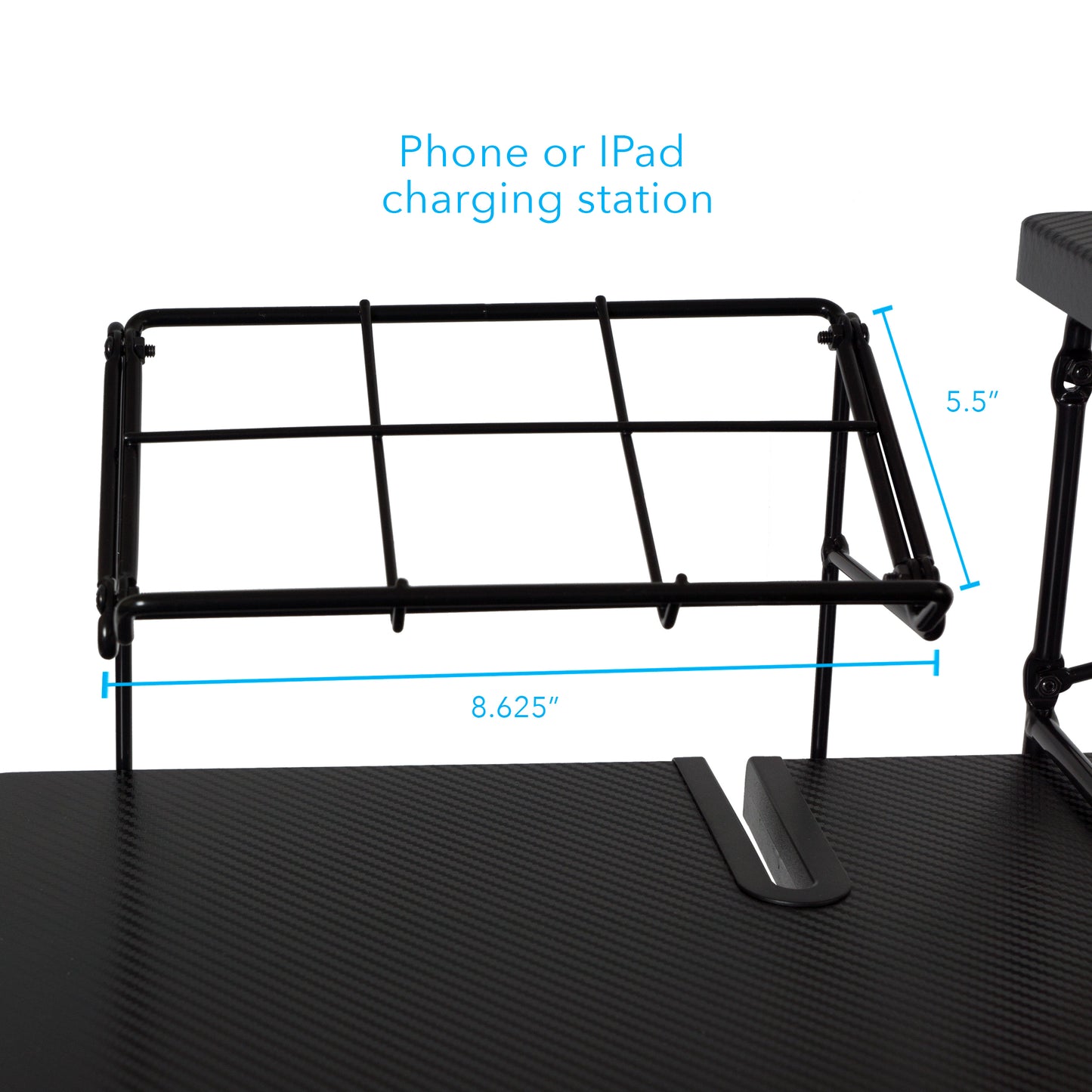 Gaming Desk Pro - Metallic Black