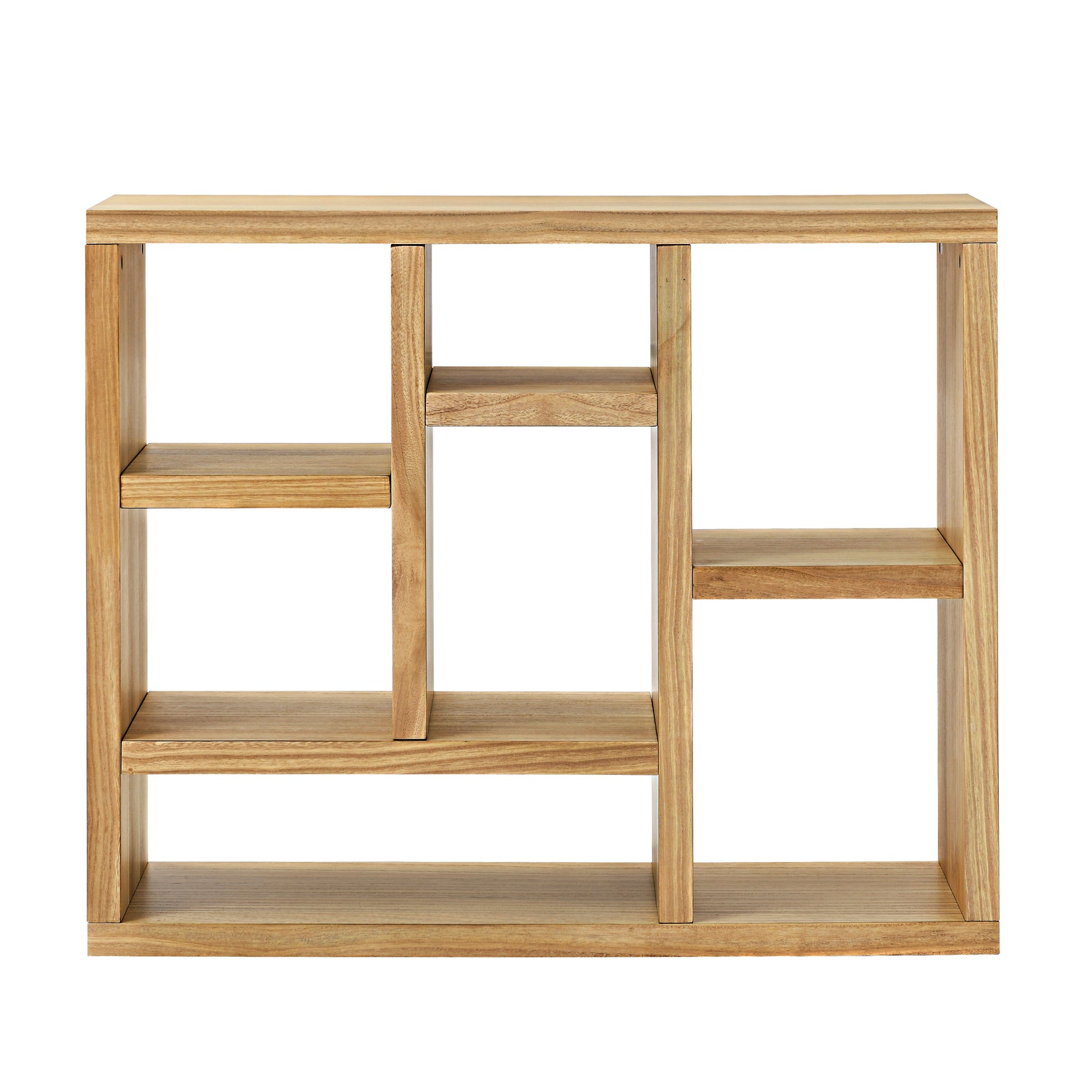 Freestanding Display Storage Cabinet with 7 Cube Storage Spaces