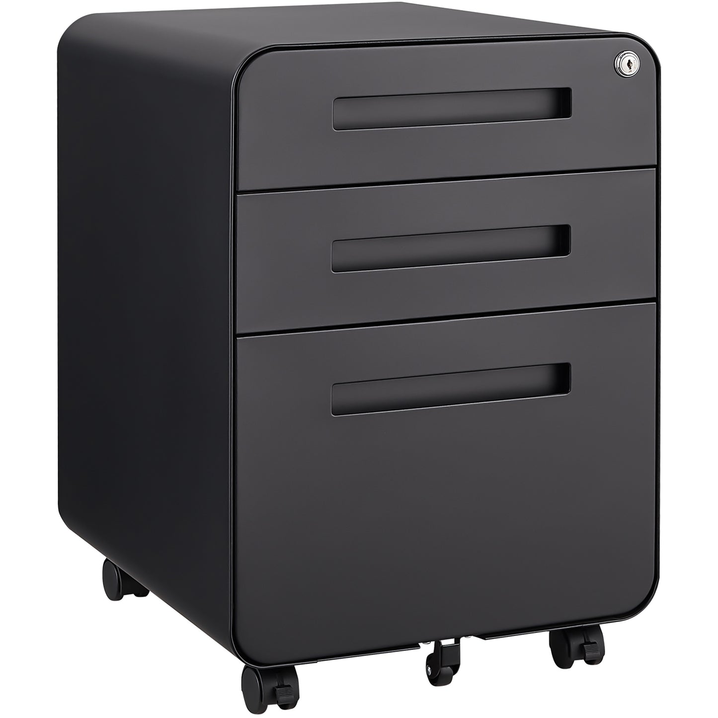 3 Drawer Mobile File Cabinet Under Desk Office