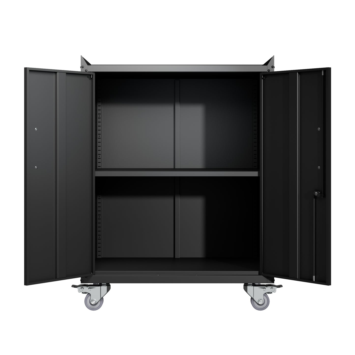 2 Door Tool Cabinets Lockable with Wheels
