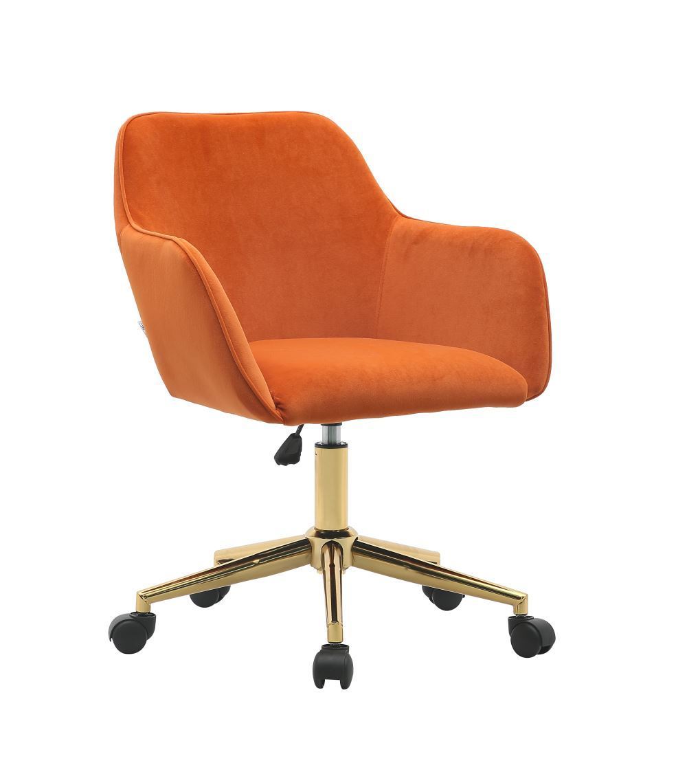 Home Office Chair Gold Metal Legs