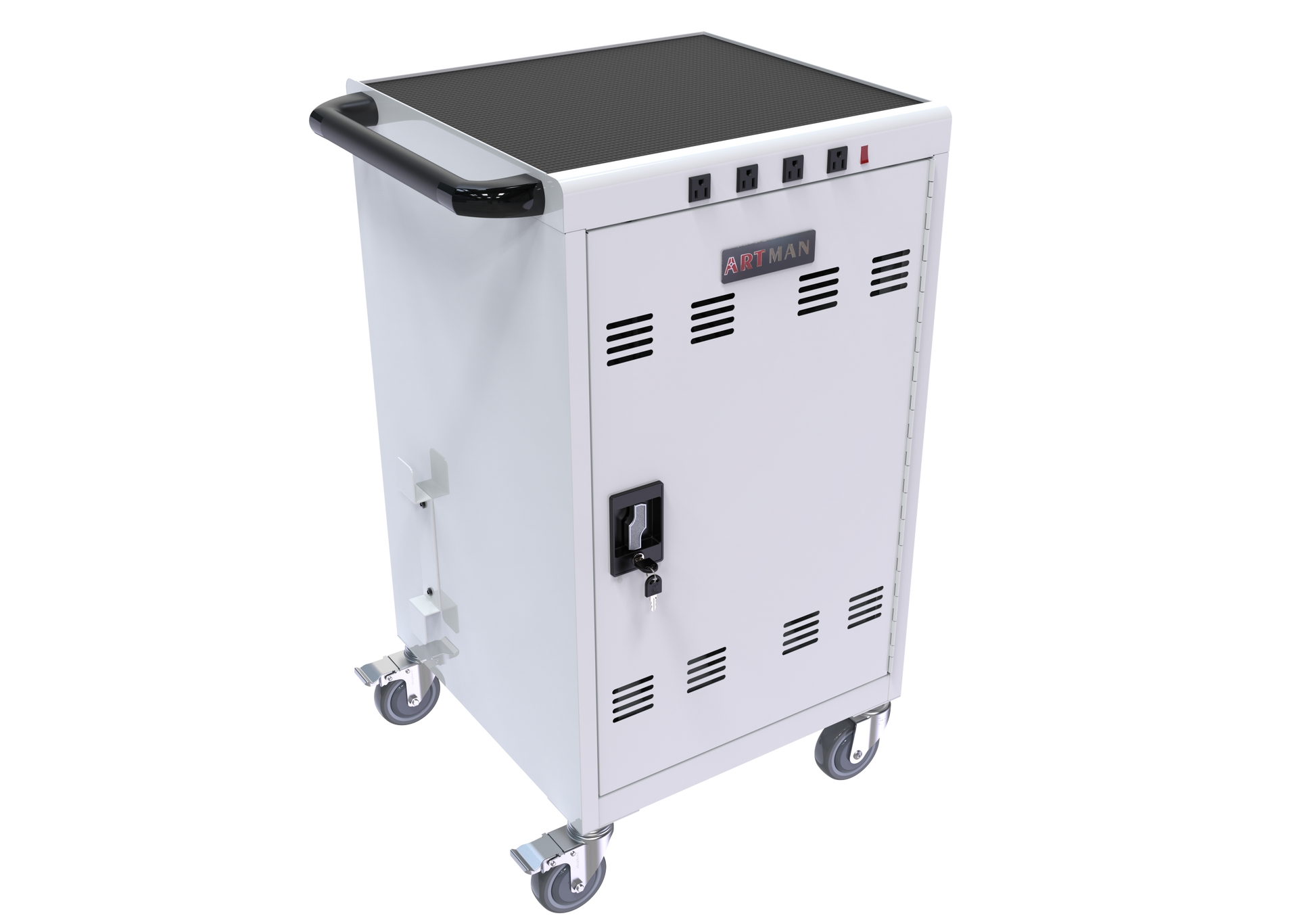 Mobile Charging Cart and Cabinet for Tablets, Laptops 31+4-Device