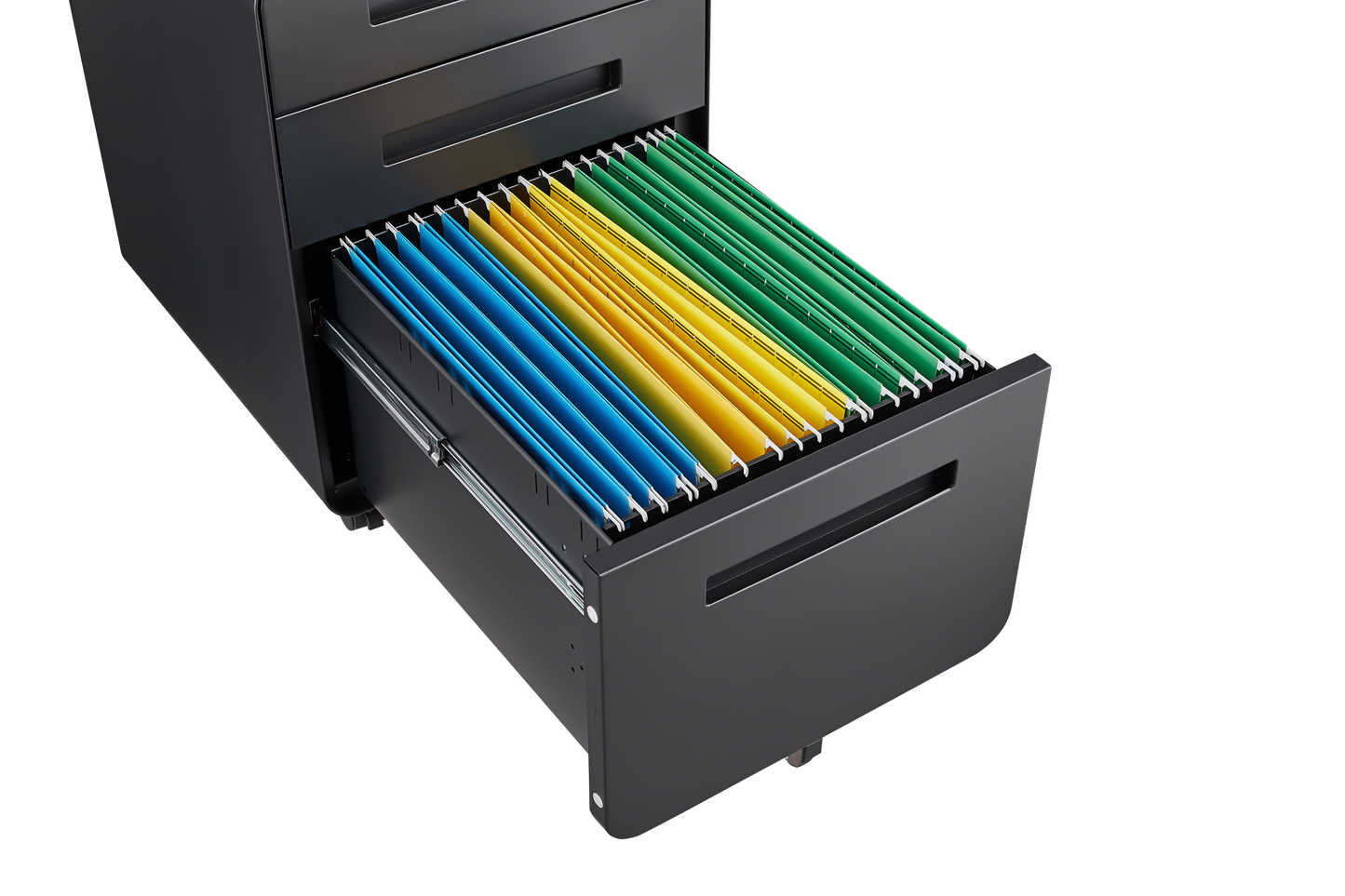 3 Drawer Mobile File Cabinet Under Desk Office