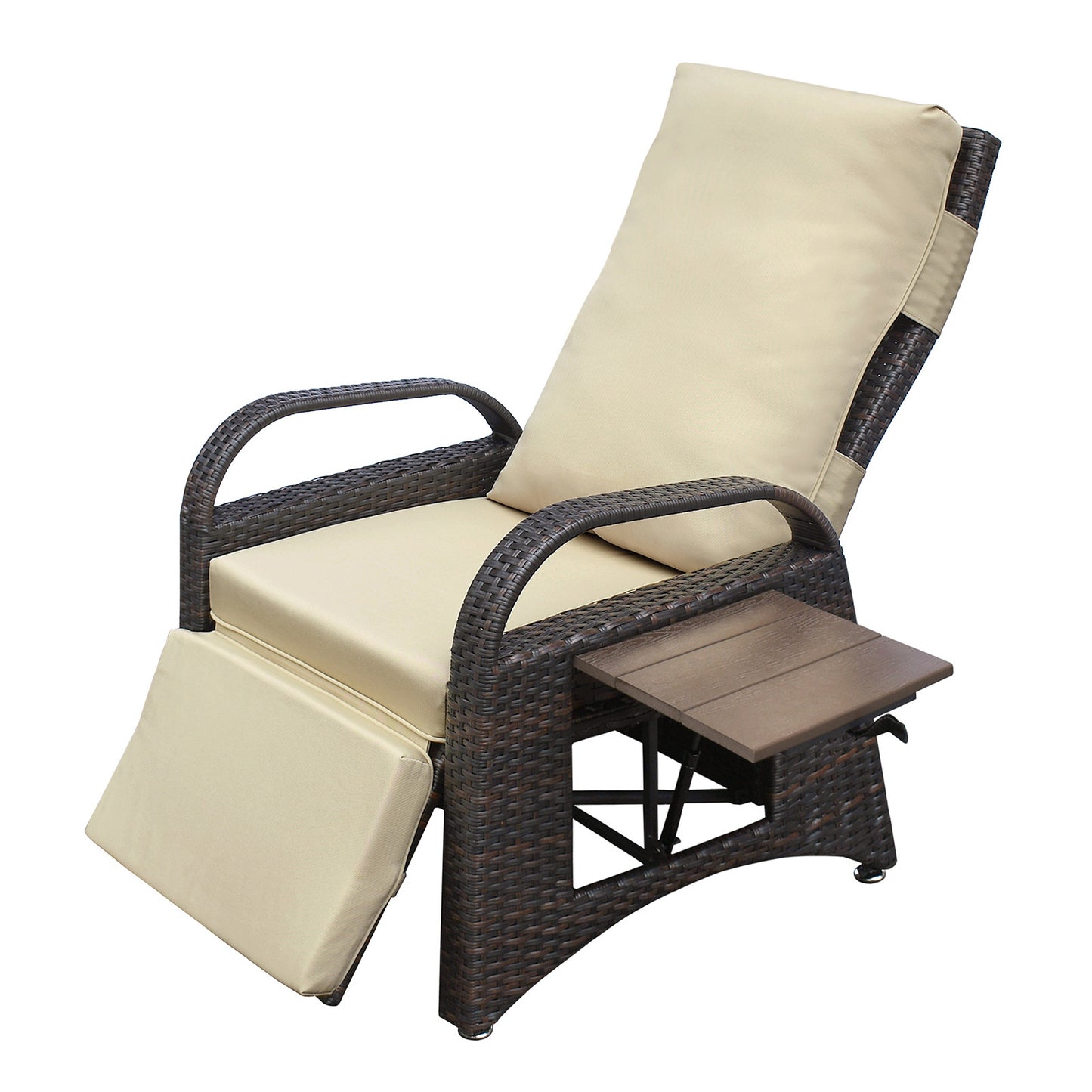 Outdoor Recliner Chair Adjustable Reclining Lounge Chair