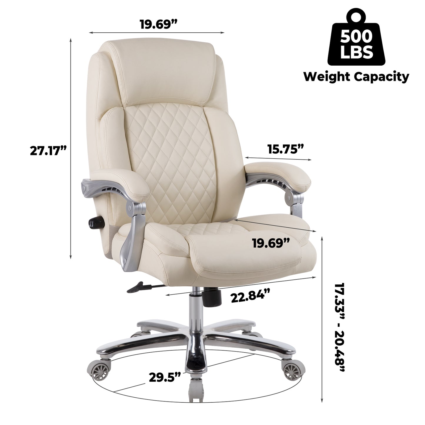 Executive Office Chair Bonded Leather