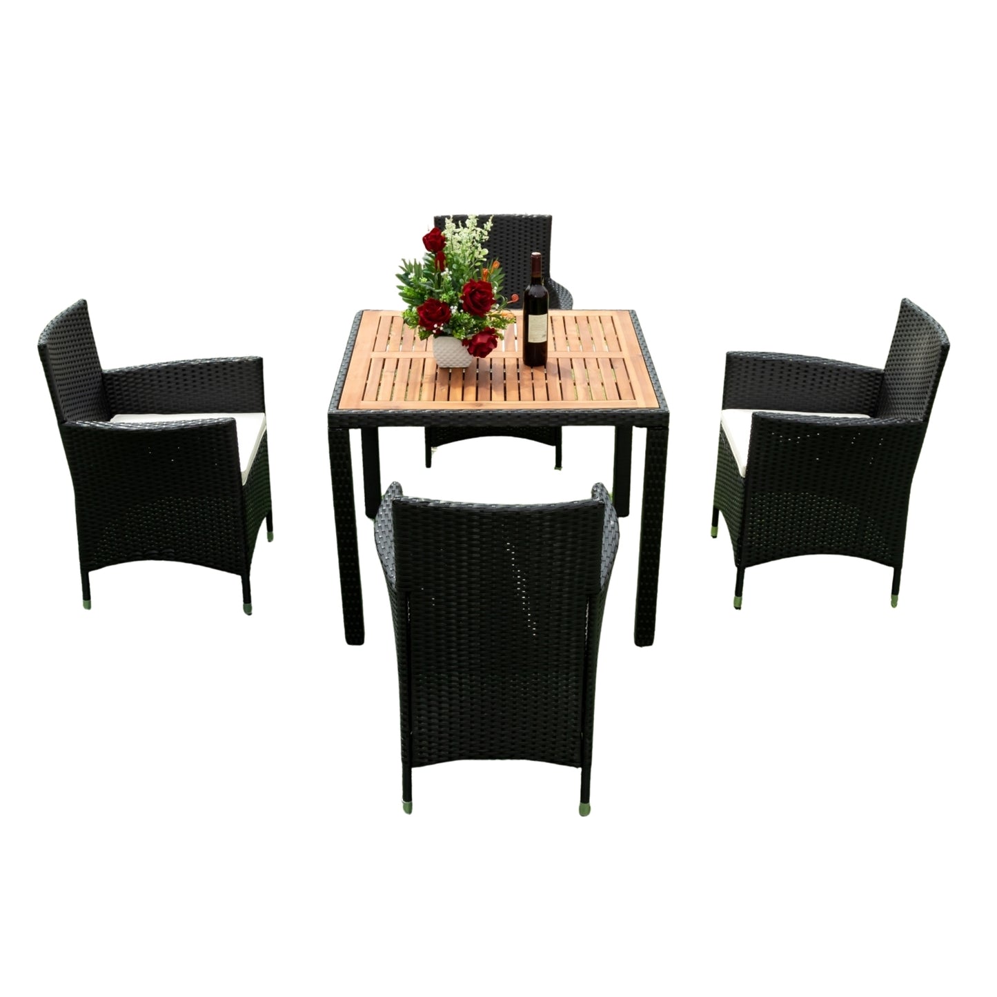 5 piece Outdoor Patio Dining Set Patio