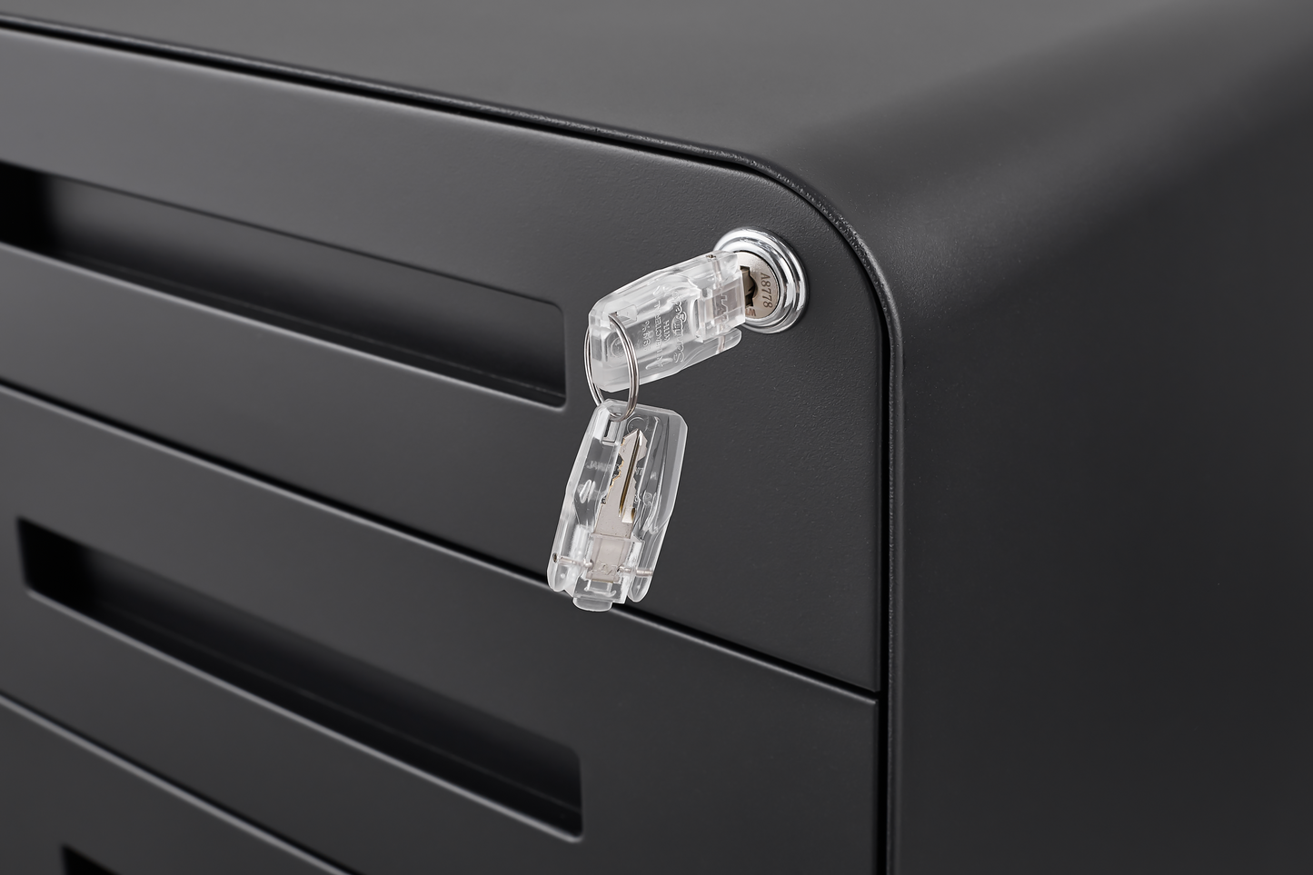 3 Drawer Mobile File Cabinet Under Desk Office