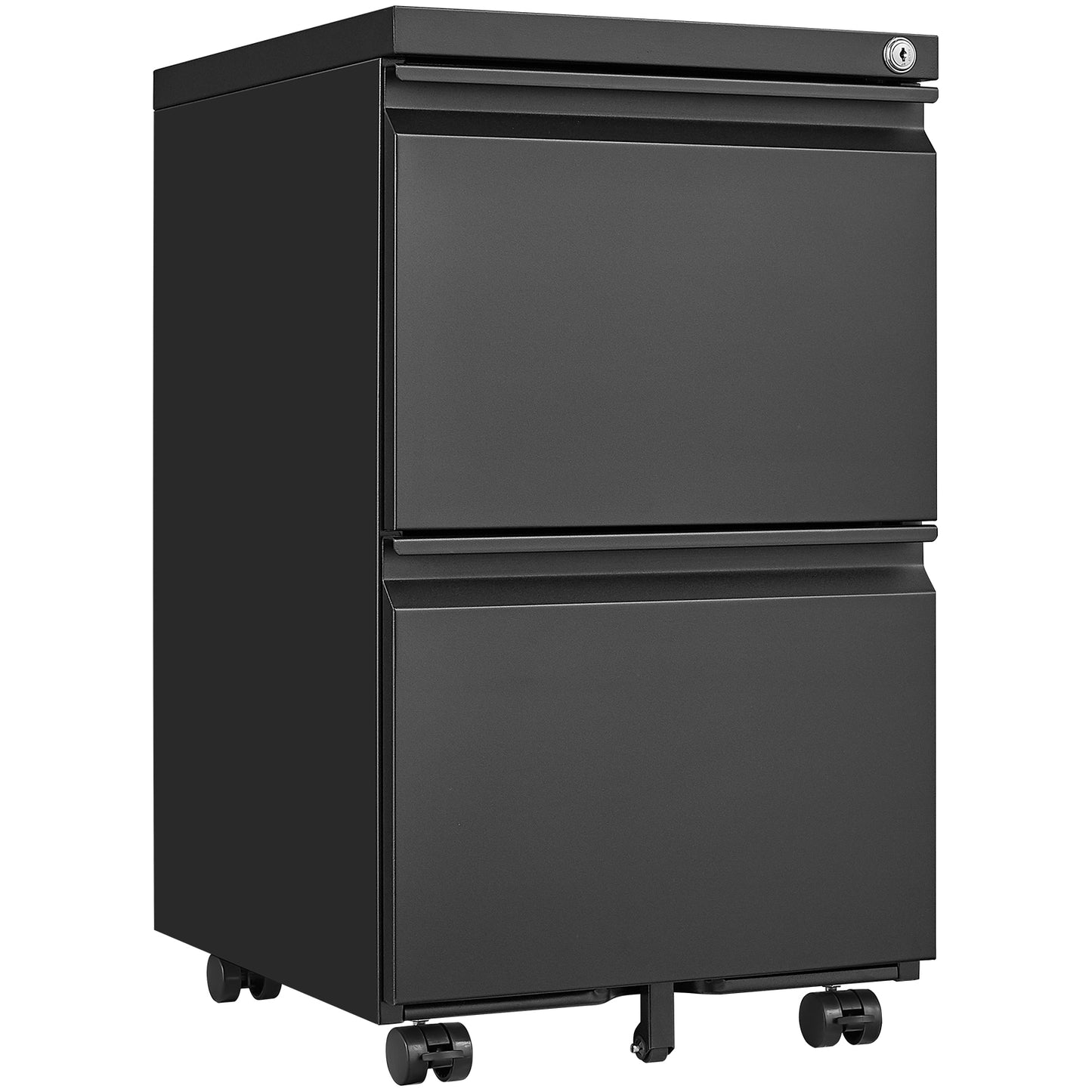 2 Drawer File Cabinet with Lock