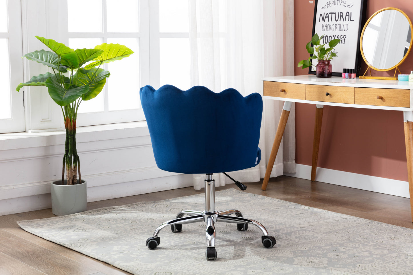 Modern Leisure office Chair Blue