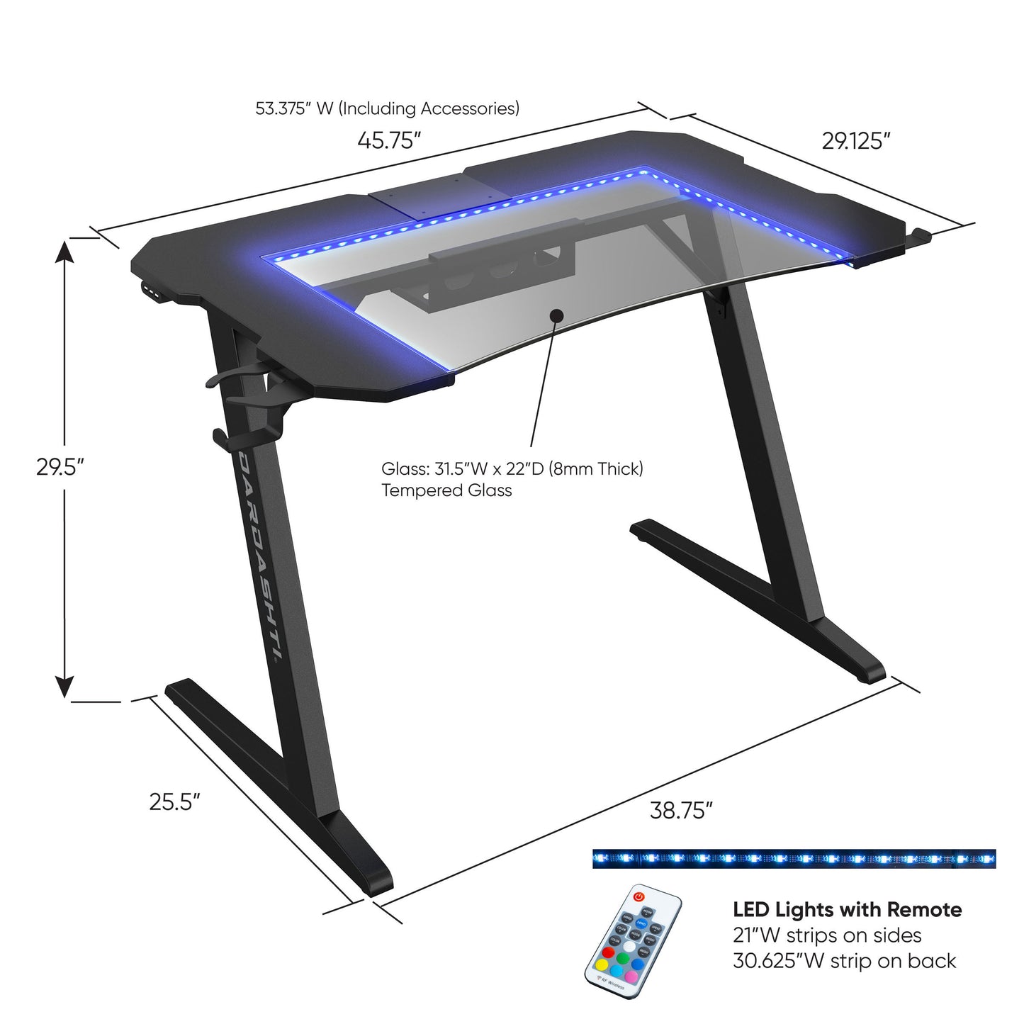 Gaming Desk Z1-21-Midnight
