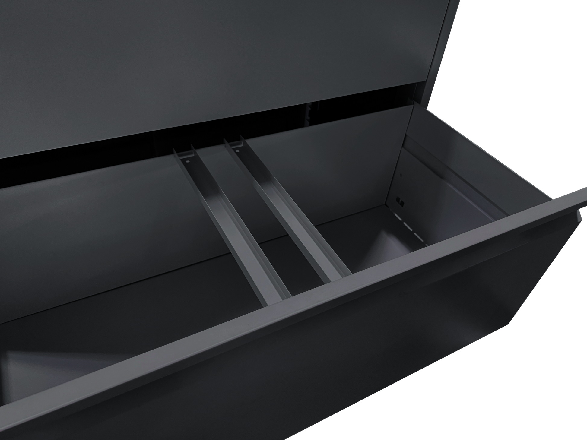 File Cabinet 4 Drawer, Black Filing Cabinet Lockable Home Office