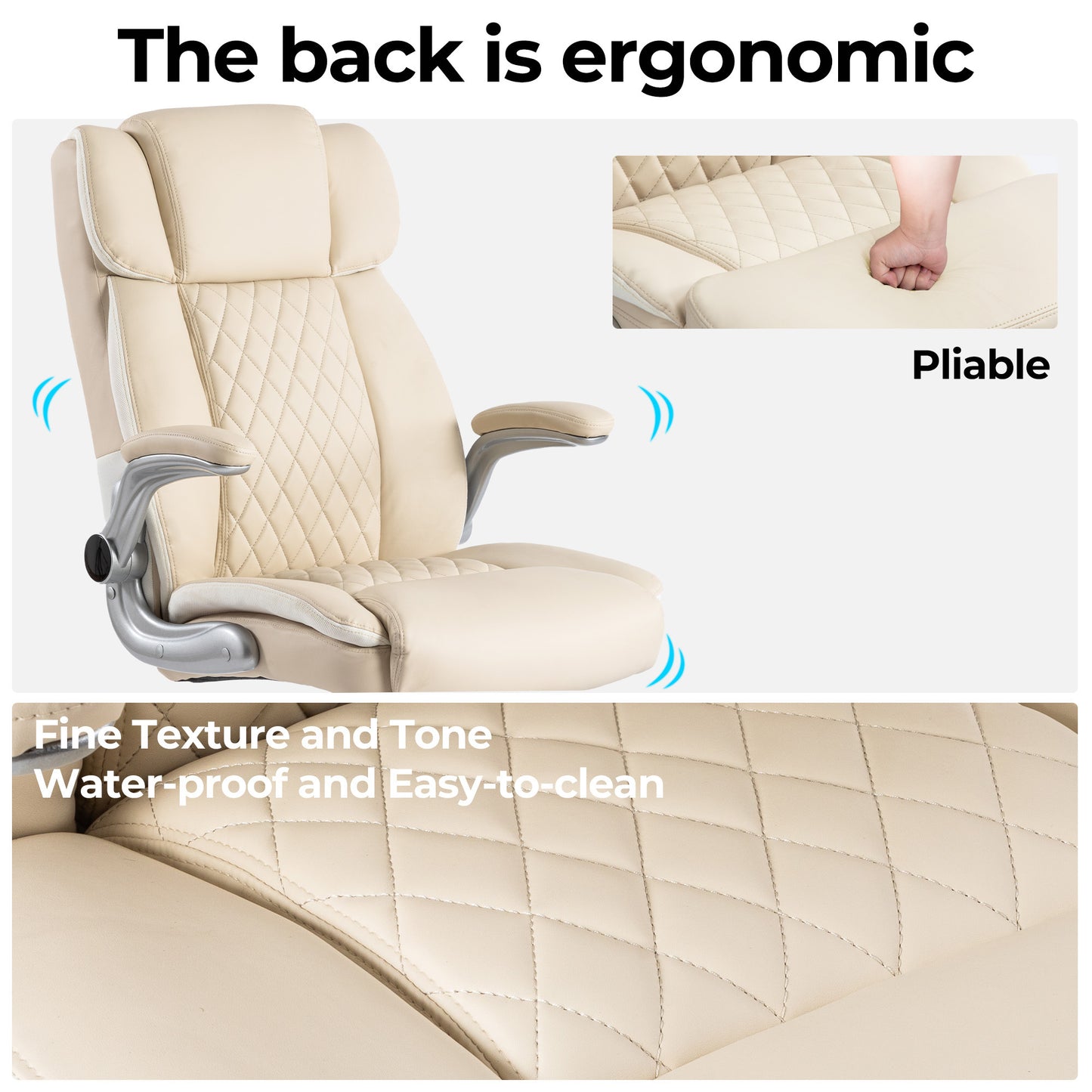 Swivel Office Room Chair Executive Desk Chair Velvet