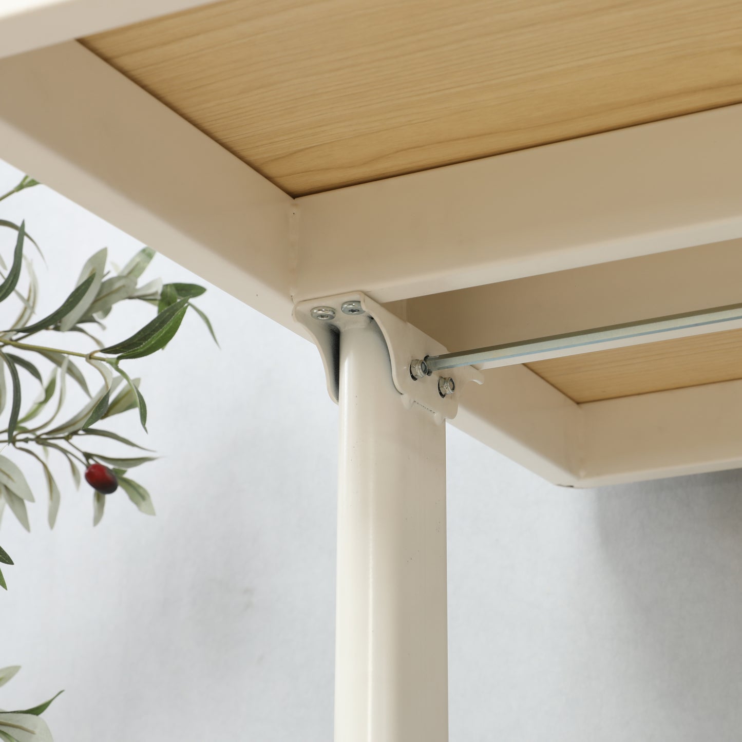 Adjustable Height Stand up Desk with Metal Drawer