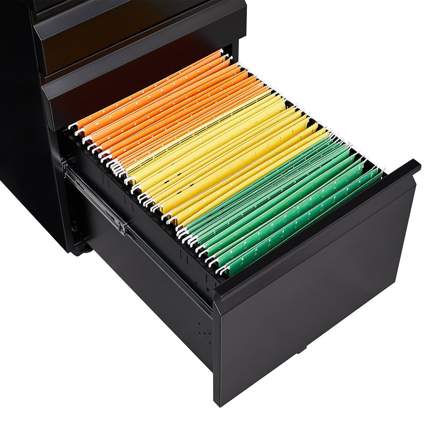 3-Drawer Mobile File Cabinet with Lock, Office Storage
