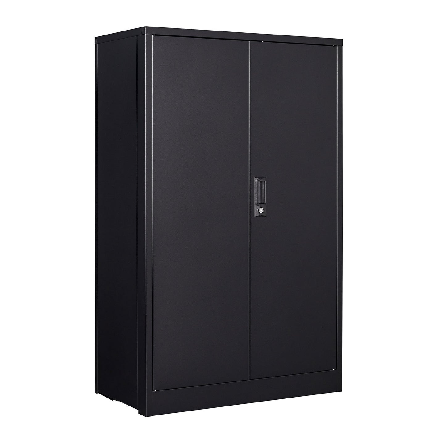 Metal Storage Cabinet with Locking Doors and Adjustable Shelf