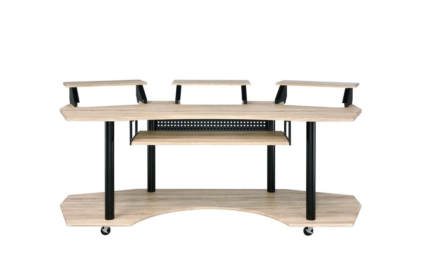 ACME Eleazar Computer Desk, Natural Oak