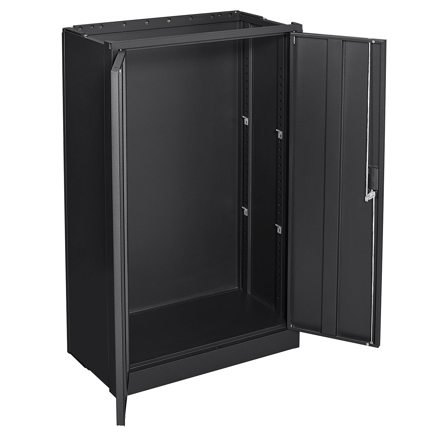 Metal Storage Cabinet with Locking Doors and Adjustable Shelf