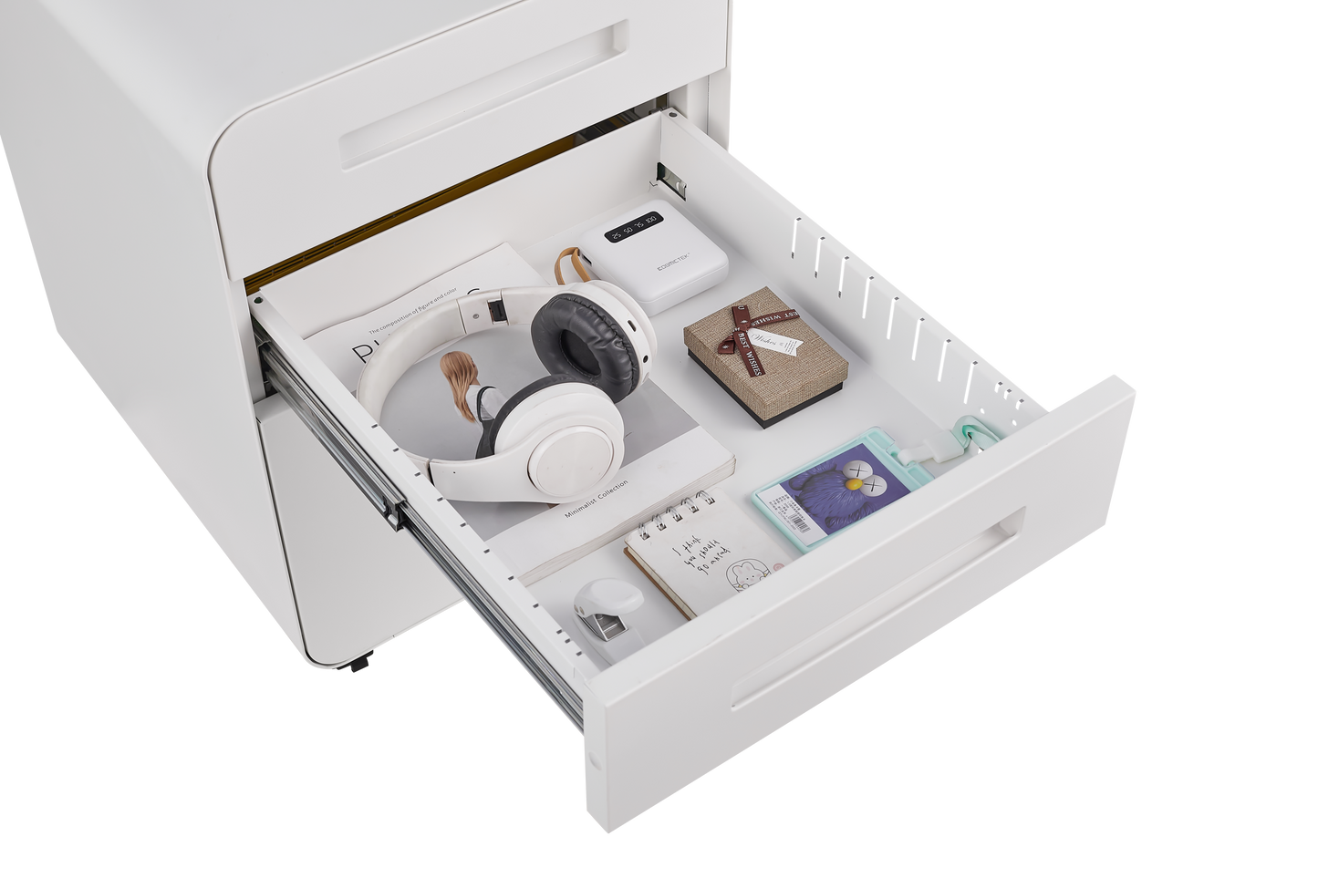 3 Drawer Mobile File Cabinet Under Desk Office, Storage