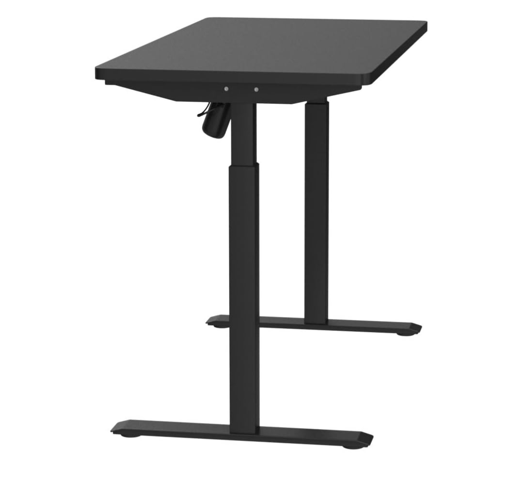 Whole Piece Electric Standing Home Office Desks - Black