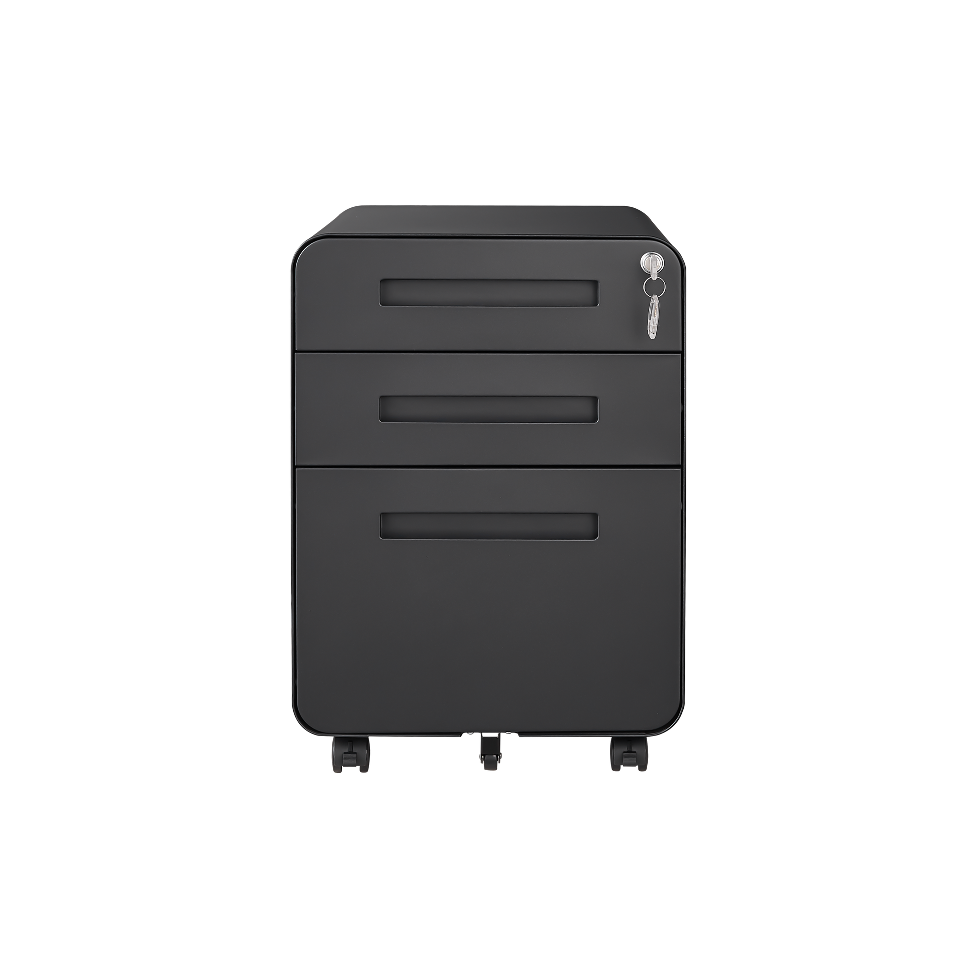 3 Drawer Mobile File Cabinet Under Desk Office