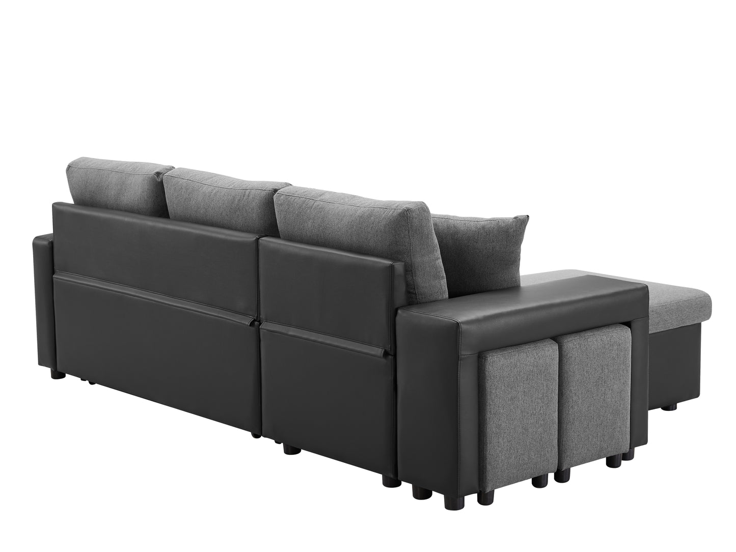 Artemax Linen Reversible Sleeper Sectional