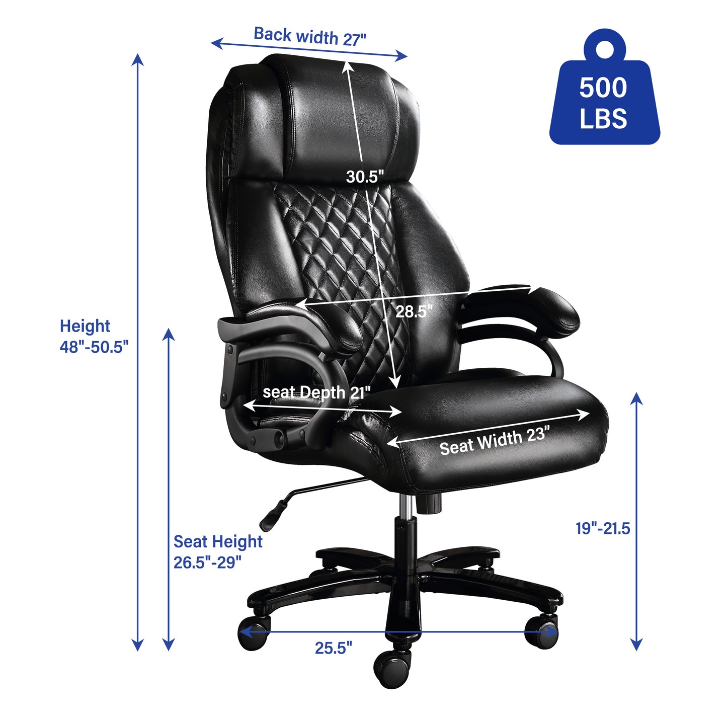 Executive Electric Airbag Heating High Back Computer Chair
